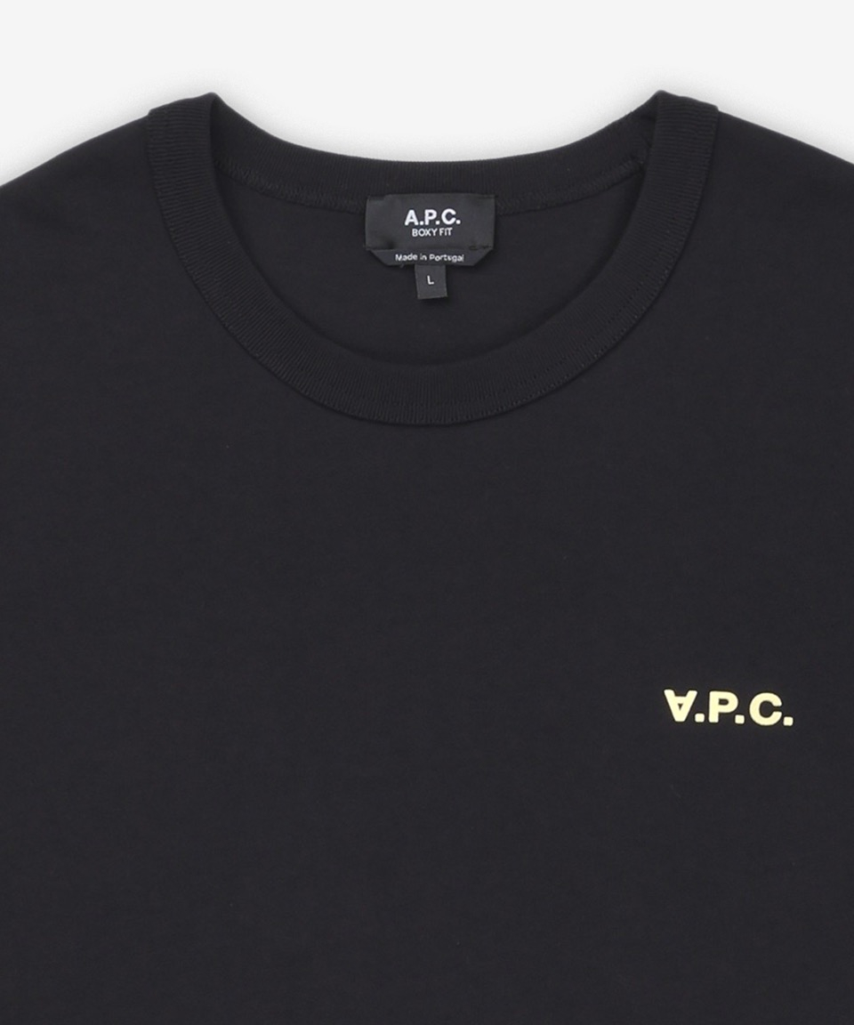 ★A.P.C.★ Petite VPC Boxy Fit Short Sleeve T-Shirt Black Be MUSINSA | A.P.C. Petite VPC Boxy Fit Short Sleeve T-Shirt