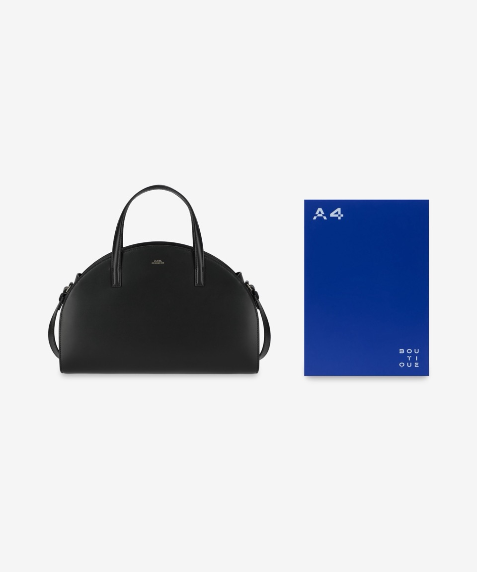 ★A.P.C.★ Demilun Tote Bag Black PXCAXF61941LZZ Demi-Lune tote bag | A.P.C.