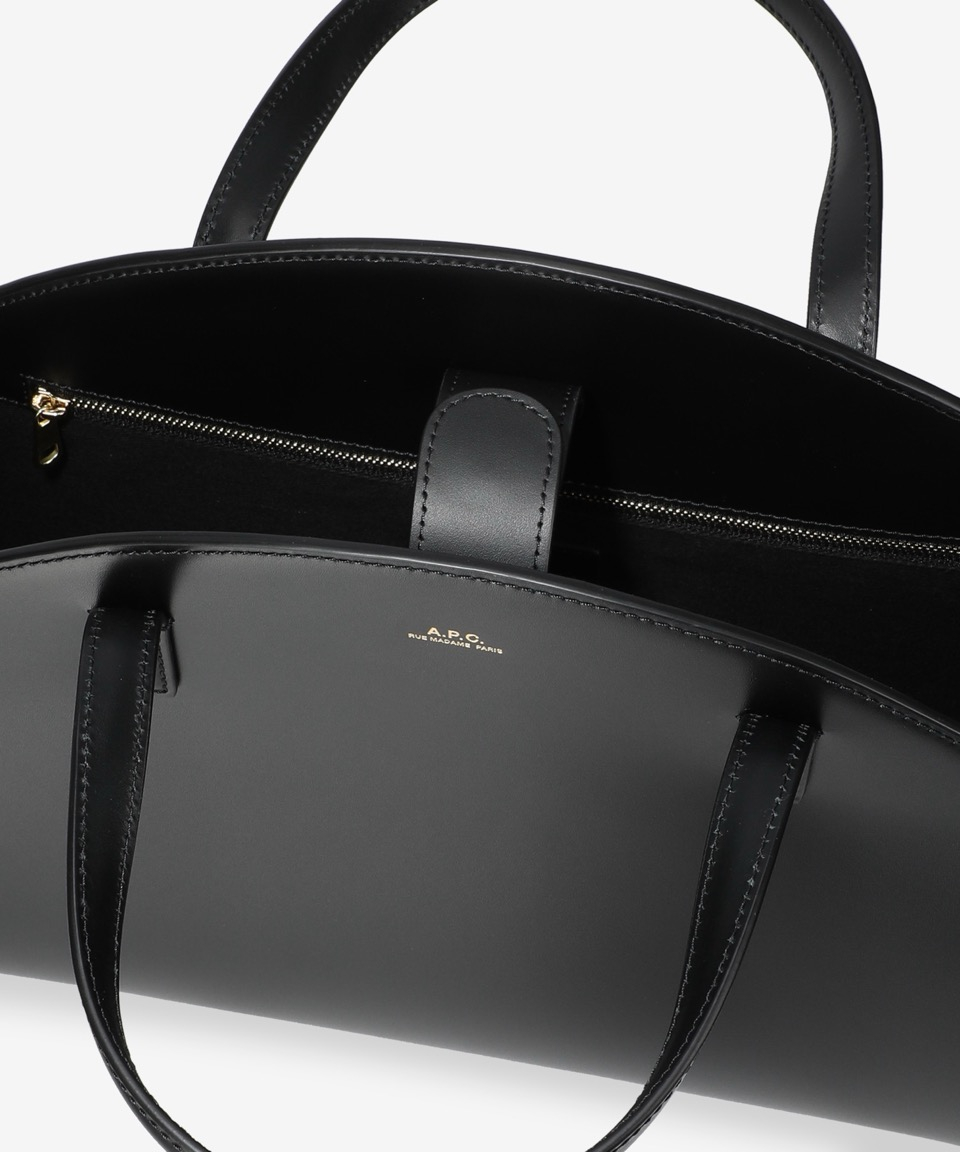 MUSINSA | A.P.C. Demilun Tote Bag - Black / PXCAXF61941LZZ