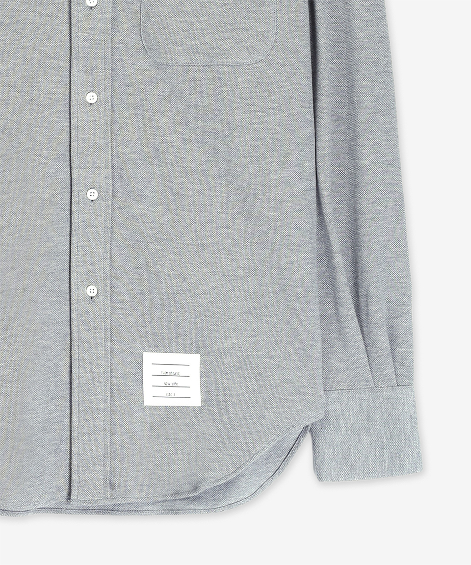 MUSINSA | THOM BROWNE Classic Pique Straight Fit Shirt