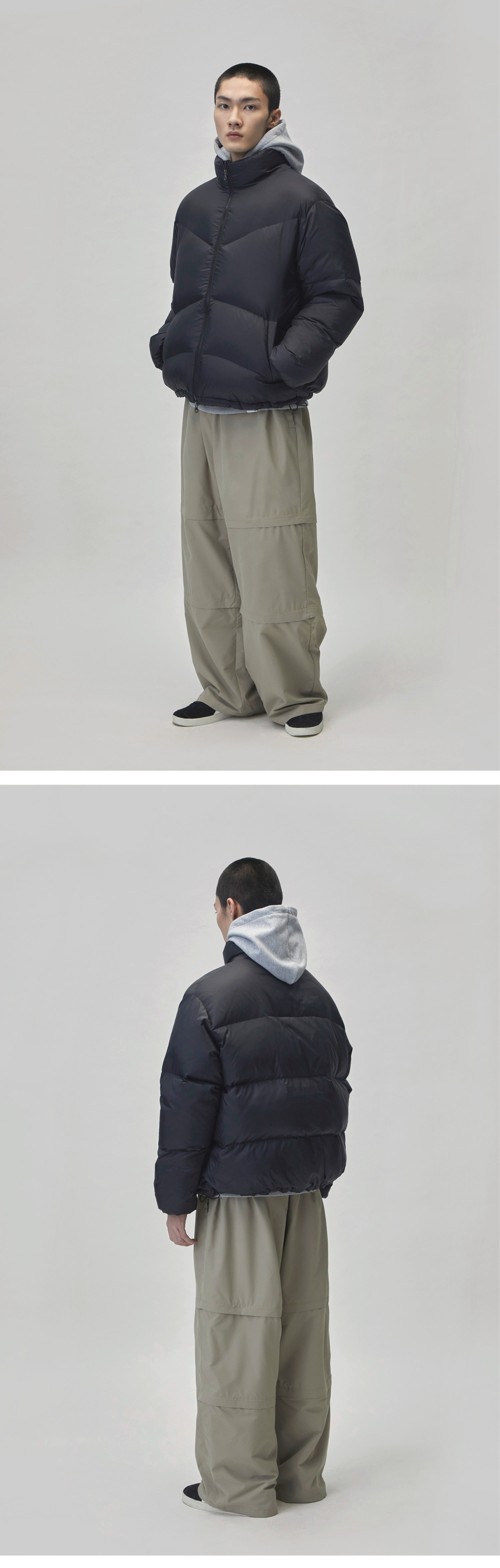 MUSINSA | URBANDTYPE Essential Puffer Duck Down Short