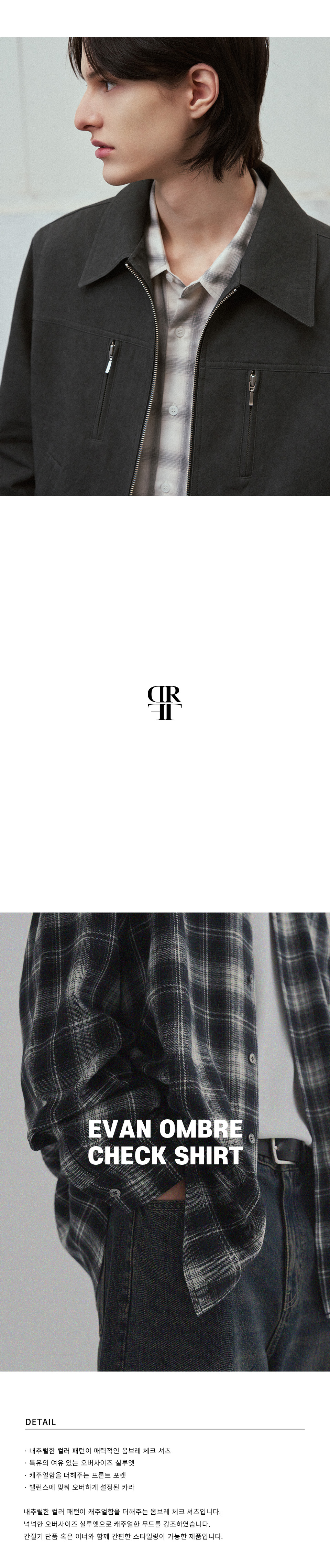 韓国発!【DRAW FIT】Evan Ombre checkered shirt MUSINSA | DRAW FIT Evan Ombre Check Shirt [NAVY]