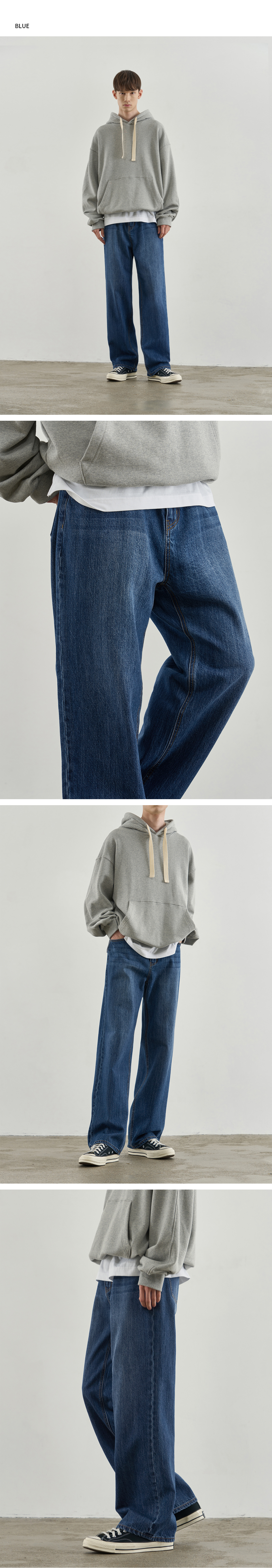 【MODERNIF】Plan Semi Wide Denim Pants MUSINSA | DRAW FIT Usual Semi-Wide Denim Pants [BLACK]