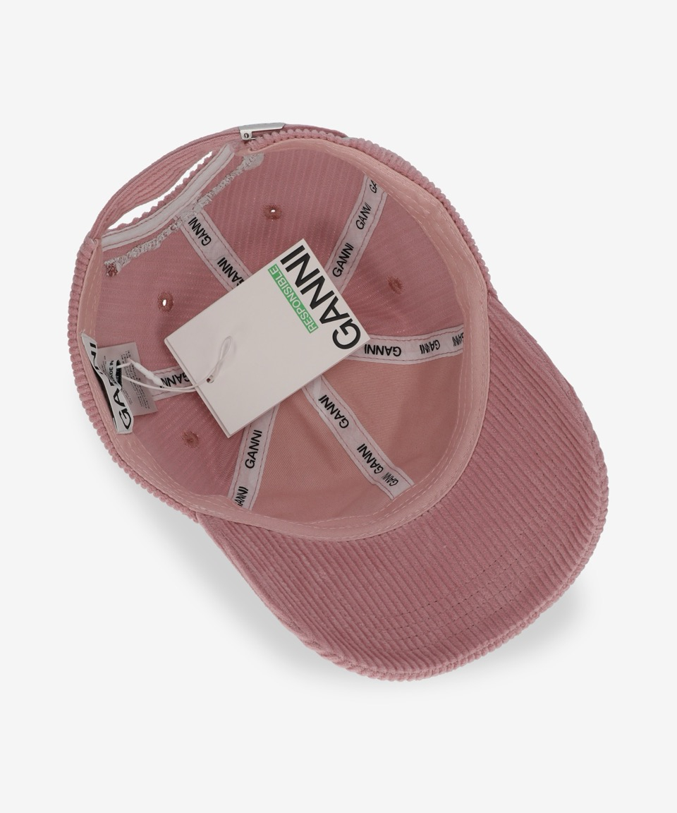 GANNI コーデュロイ ピンクキャップ M/L GANNI コーデュロイ キャップ | ピンク | FARFETCH JP