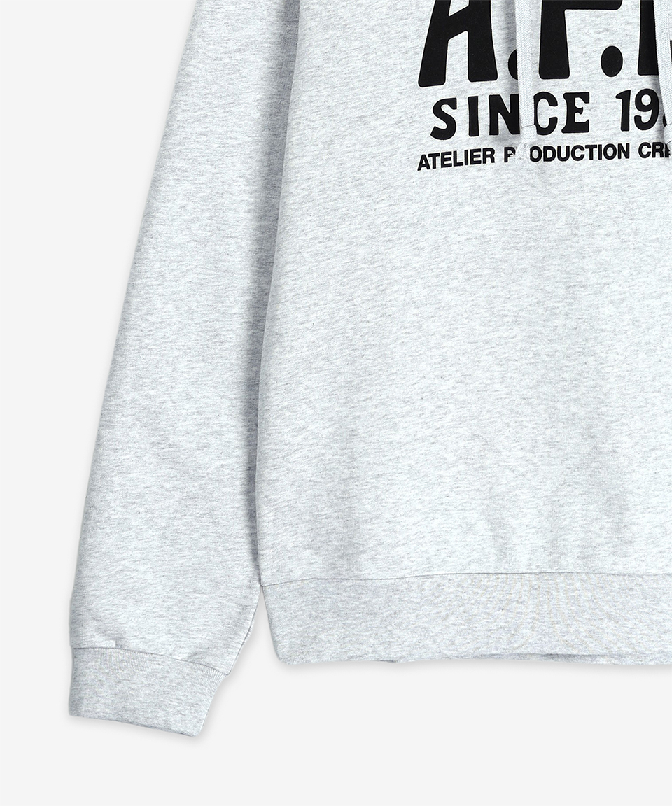 ★A.P.C.★ Print Label Hood Header Gray COHBVM27955PLA COHBV MUSINSA | A.P.C. Print Label Hood - Header Gray / COHBVM27955PLA
