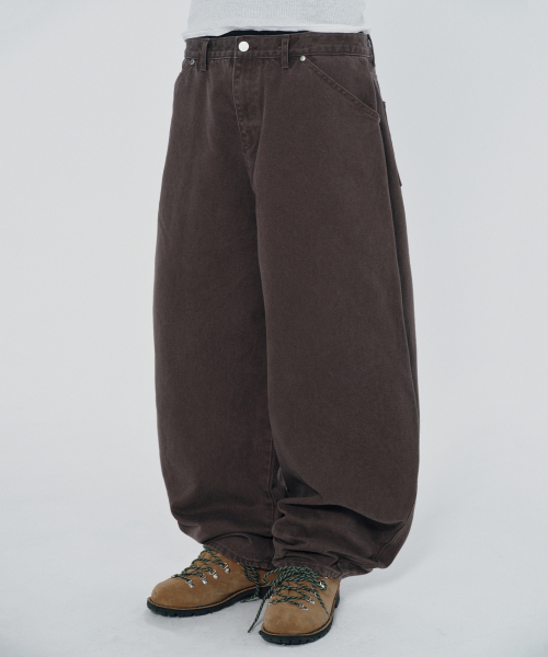 CONTOUR POCKET DENIM [BROWN]