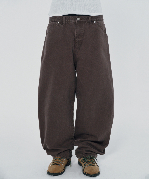 CONTOUR POCKET DENIM [BROWN]