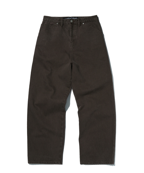 CONTOUR POCKET DENIM [BROWN]
