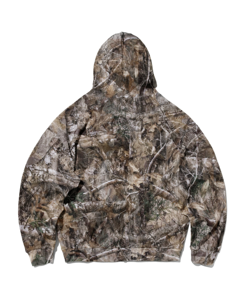 THERMAL CAMO HOOD ZIP UP [TREE CAMO]