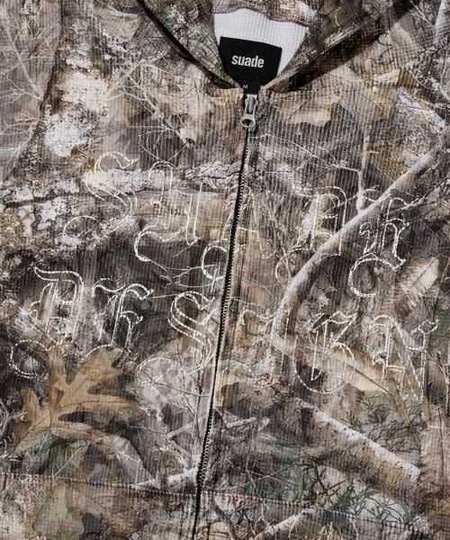 THERMAL CAMO HOOD ZIP UP [TREE CAMO]