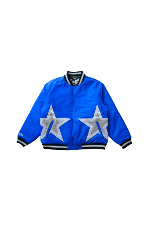 STARTER x BASECREAM KUKA REVERSIBLE SATIN VARSITY JACKET