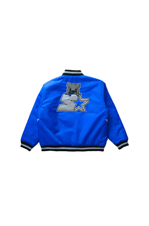 STARTER x BASECREAM KUKA REVERSIBLE SATIN VARSITY JACKET