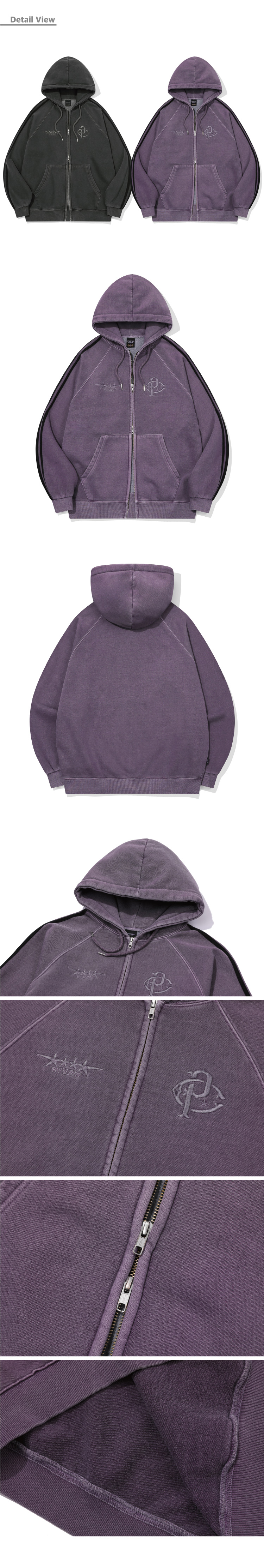 【CPGN】[2-WAY]CP LINE PIGMENT HOOD ZIPUP 2色 MUSINSA | CPGN STUDIO [2-WAY] CP Line Pigment Hood Zip-up