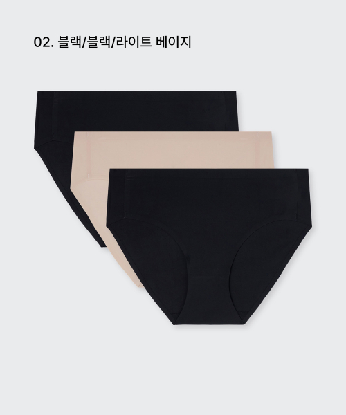 [COOLTANDARD] WOMENS SEAMLESS PANTIES 3PACK
