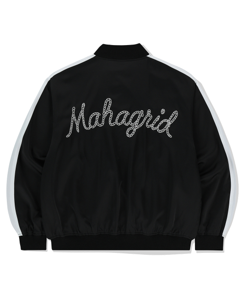 ROPE LOGO SATIN JACKET BLACK(MG2FSMJ246A)