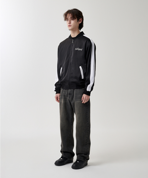 ROPE LOGO SATIN JACKET BLACK(MG2FSMJ246A)