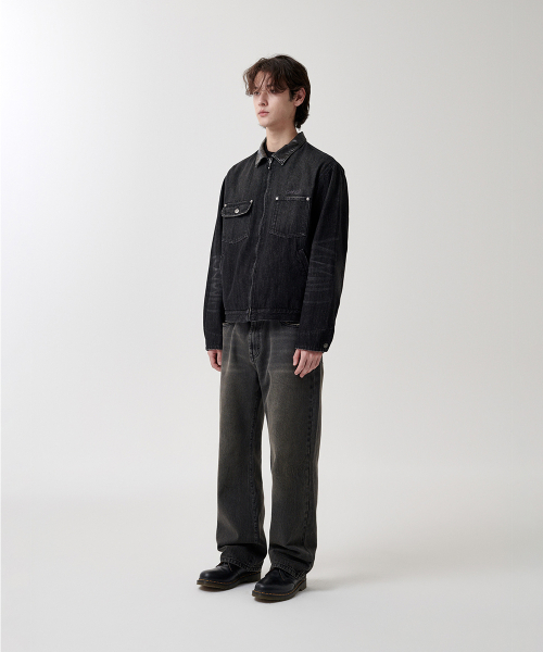 DUNGAREE DENIM JACKET BLACK(MG2FSMJ245A)