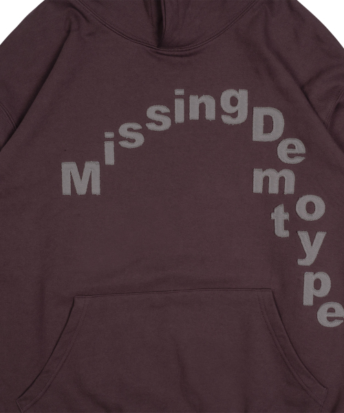 TCM missing hoodie (burgundy)