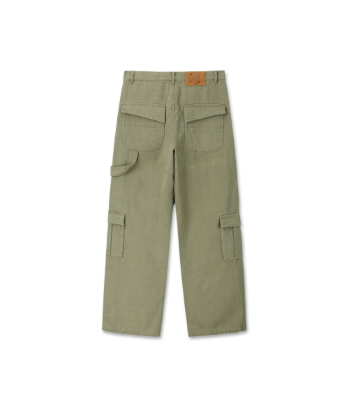Oblique Pocket широкий Cargo брюки