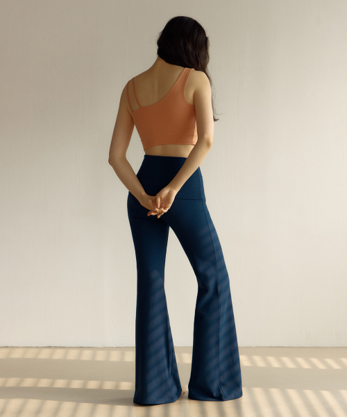 High Waist Bootcut брюки (Deep sea)