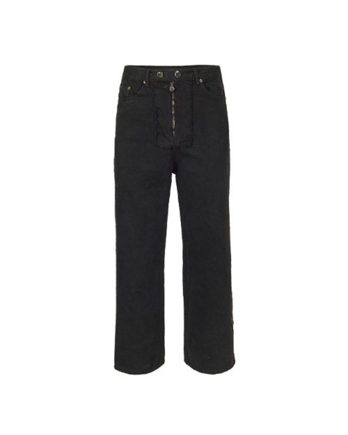 Washed черный джинсы Trucker брюки