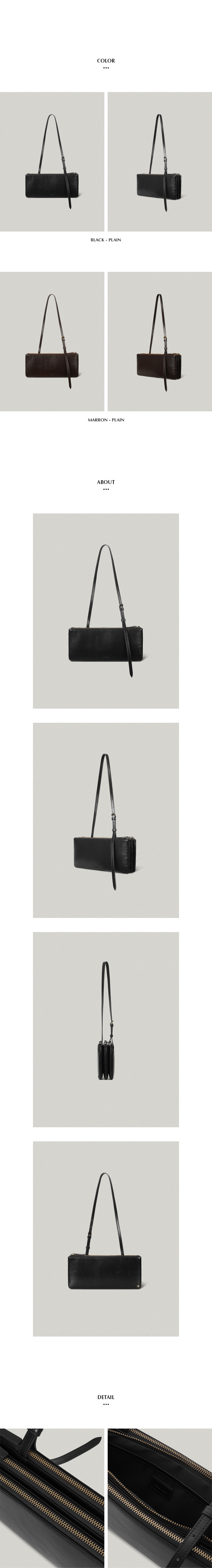 MUSINSA | FOLNUA TOUCHE BAG - PLAIN [2COLOR]