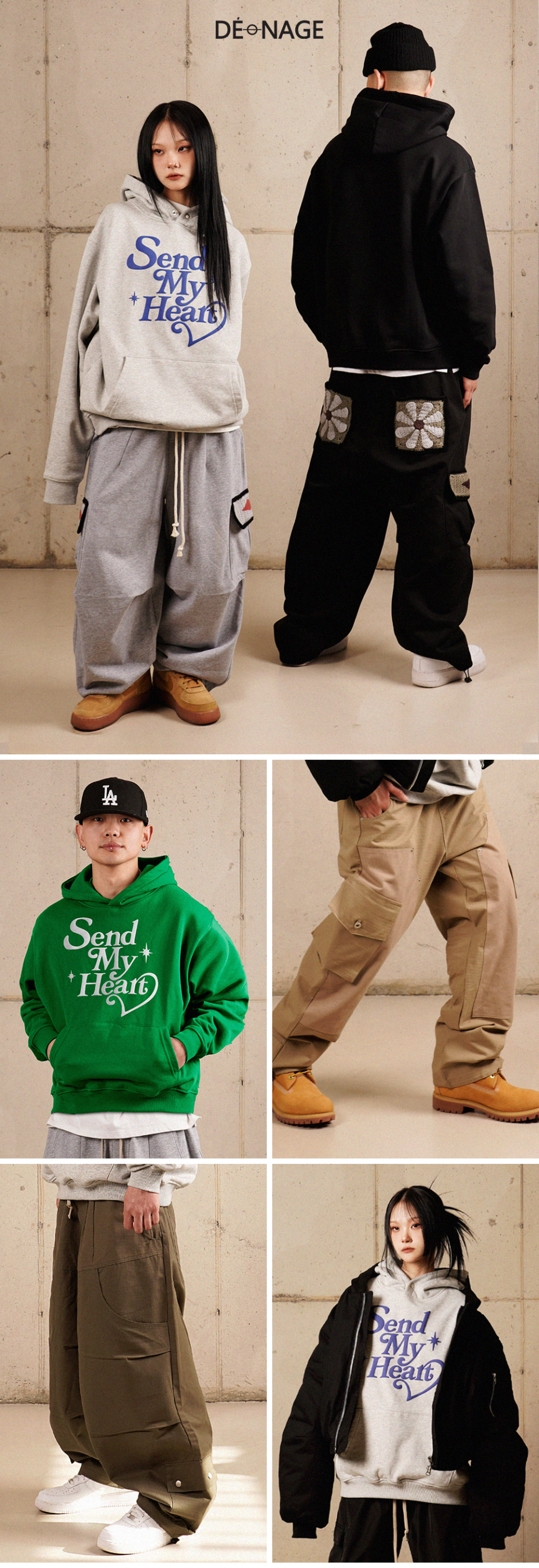 hiiichan Deuxieme HOODIE LONG ブルゾン hiiichan様専用 Deuxieme HOODIE LONG ブルゾン