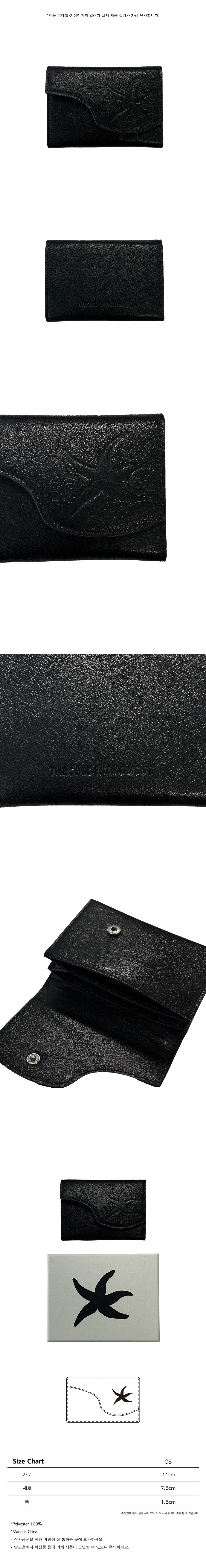 MUSINSA | THE COLDEST MOMENT TCM gaia card wallet (black)