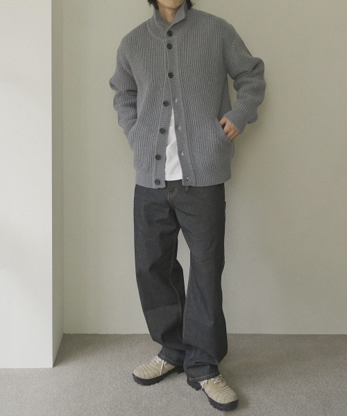 HERMANN HEAVY YAK WOOL COLLAR CARDIGAN #1