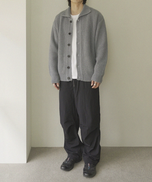 HERMANN HEAVY YAK WOOL COLLAR CARDIGAN #1
