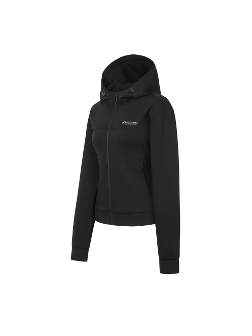 Женская трикотажная кроп-куртка Essential (BLACK)
