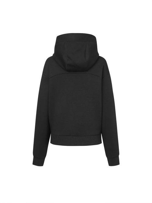 Женская трикотажная кроп-куртка Essential (BLACK)