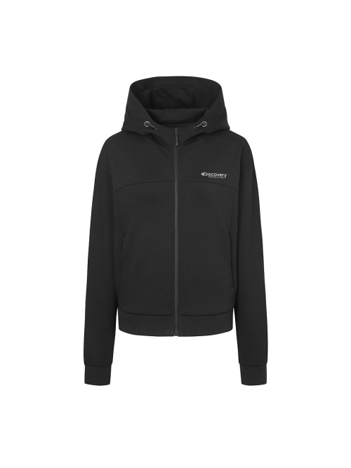 Женская трикотажная кроп-куртка Essential (BLACK)