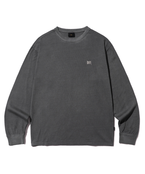 TAG PIGMENT LONGSLEEVE - CHARCOAL