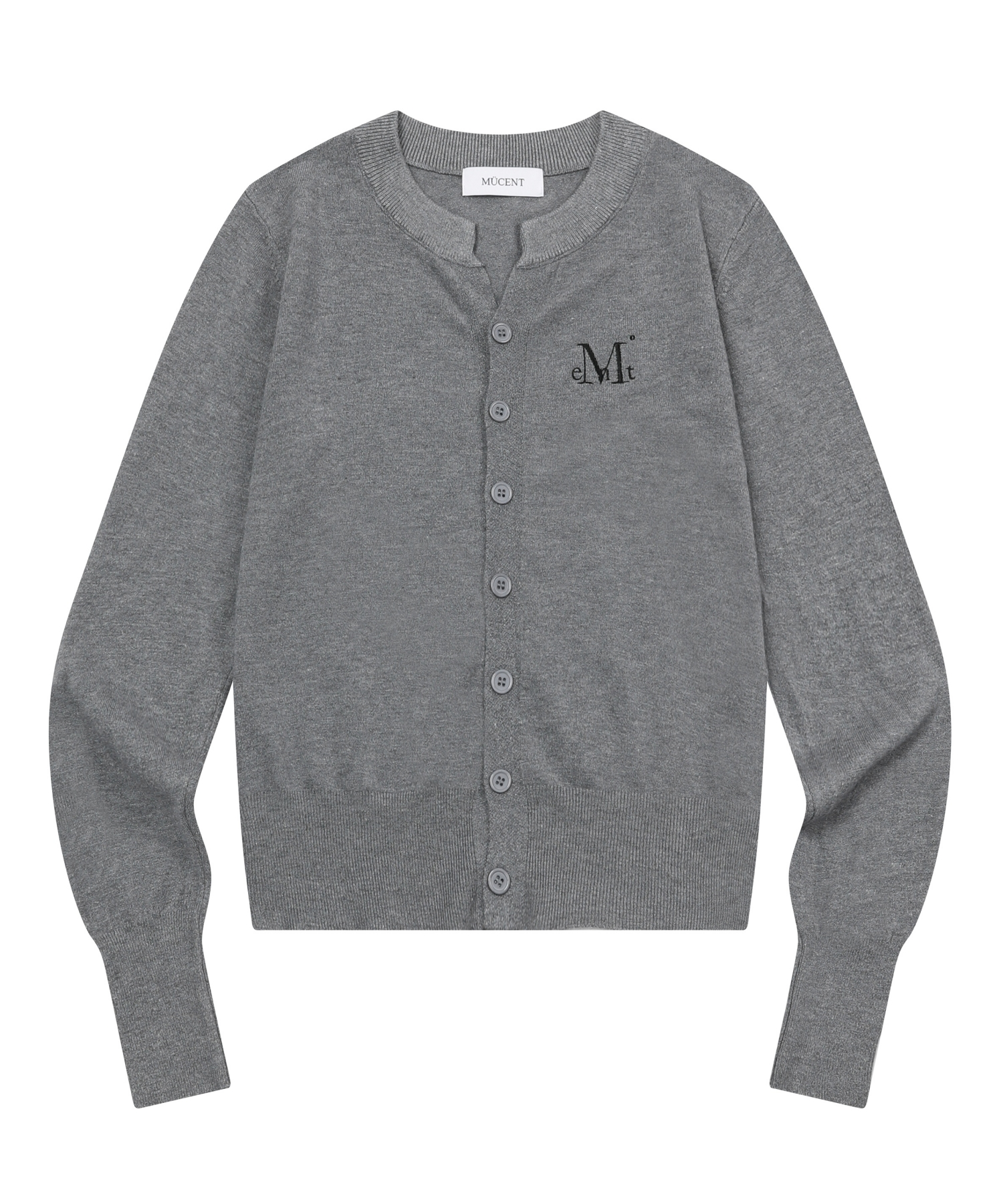 MARAIS 7 BUTTON CROP HENRY NECK CARDIGAN (8Color)