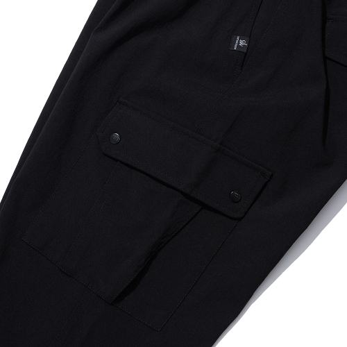 Женские полуширокие брюки на завязках Black ITZ1PL52ABK