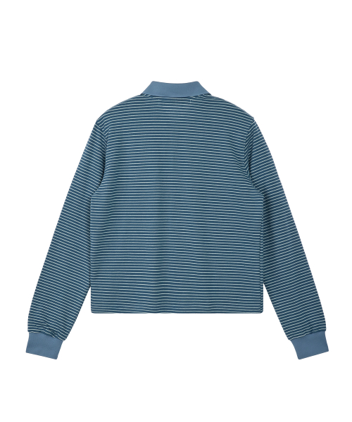 STRIPE PK T-SHIRT - BLUE