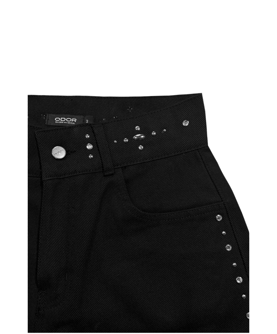 오도어(ODOR) Cris studded pants - 사이즈 & 후기 | 무신사 오도어(ODOR) Cris studded pants - 사이즈 & 후기 | 무신사