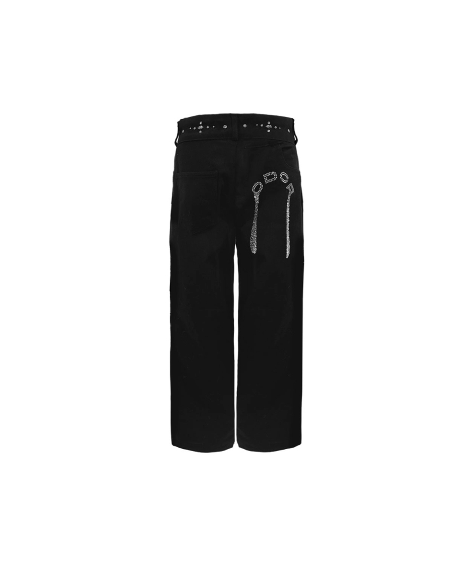 別注 ： orSlow（オアスロウ） クリススタッズパンツサイズ3 オドア odor DAD'S PANTS PAINTER OXFORD FIT パンツ