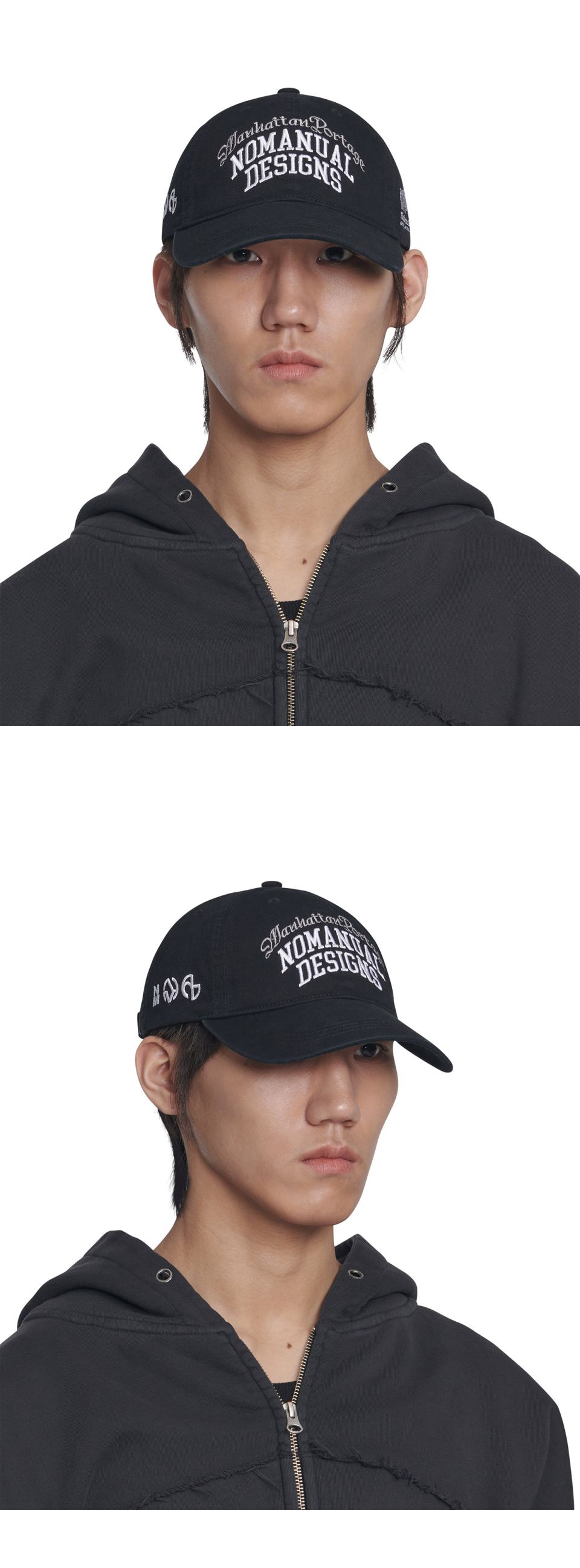 ★NOMANUAL★NM X MP BALL CAP MUSINSA | NOMANUAL NM x MP BALL CAP - WASHED BLACK
