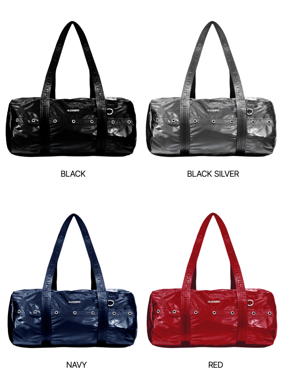 MUSINSA | BLACK PURPLE NIKI Glossy the Duffel Bag_Red