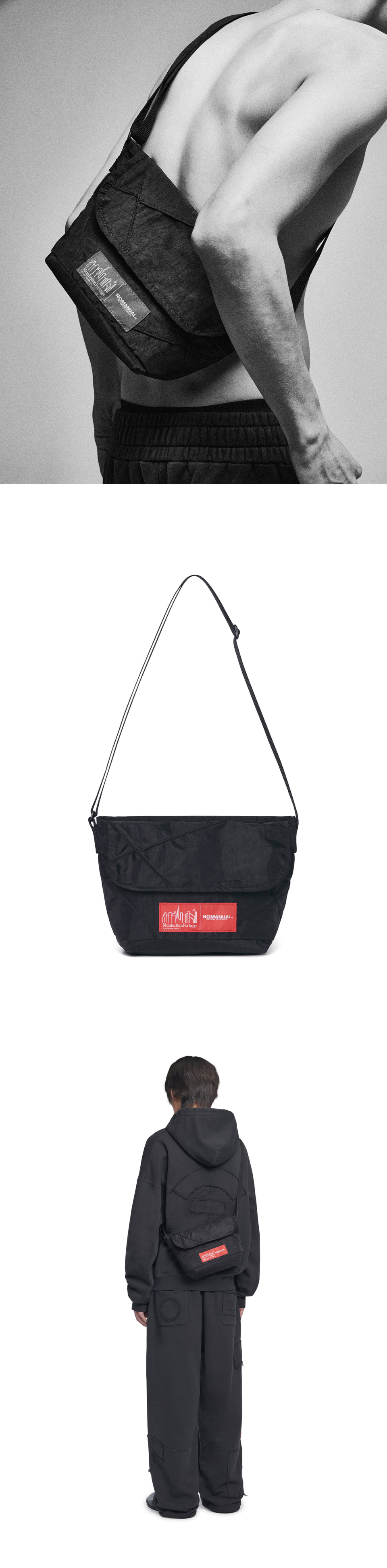 ショルダーバッグ NOMANUAL NM X MP MINI MESSENGER BAG 5MM106 NOMANUAL NM X MP MINI MESSENGER BAG 5MM106 (NOMANUAL