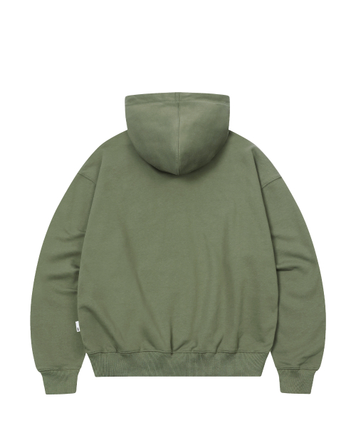 Худи с букле логотипом F - Khaki