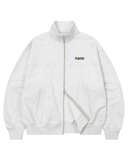Худи на молнии FLM Studio - Light Grey