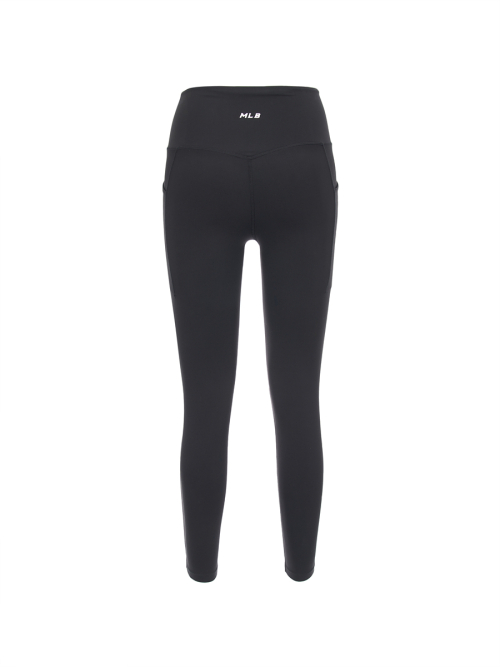 Женские базовые леггинсы с боковыми карманами NY (Black)
