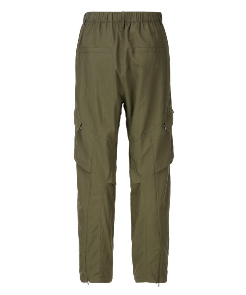 [Il Corso X Mizuno] Tuckable широкие брюки Khaki IEPA5E701K2