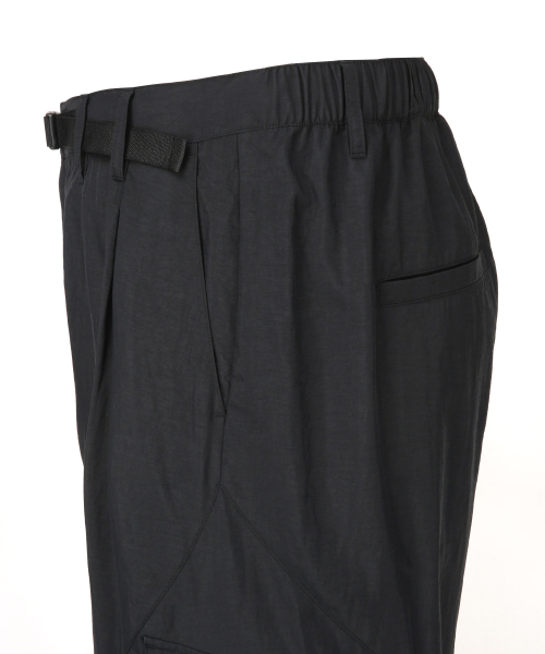 [Il Corso X Mizuno] Tuckable широкие брюки Black IEPA5E701BK