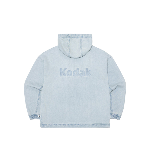 Базовый джинсовый анорак с капюшоном DENIM
