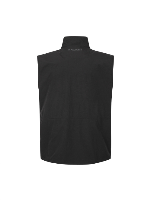 Мужской легкий жилет с высоким горлом (BLACK)