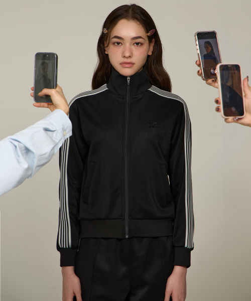 Трикотажная олимпийка Classic Logo Track Zip-Up [Black]